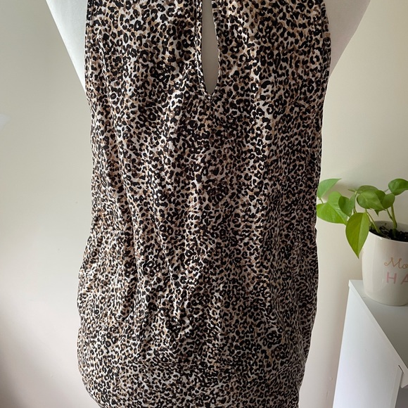 Animal print tank top with side slits - Picture 3 of 6